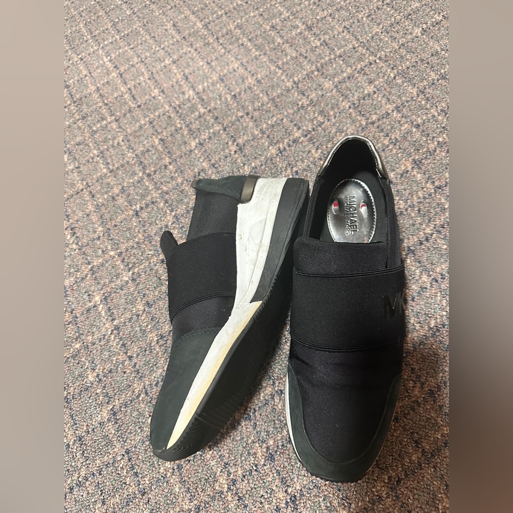 Michael Kors women Black and  Slip-On Sneakers